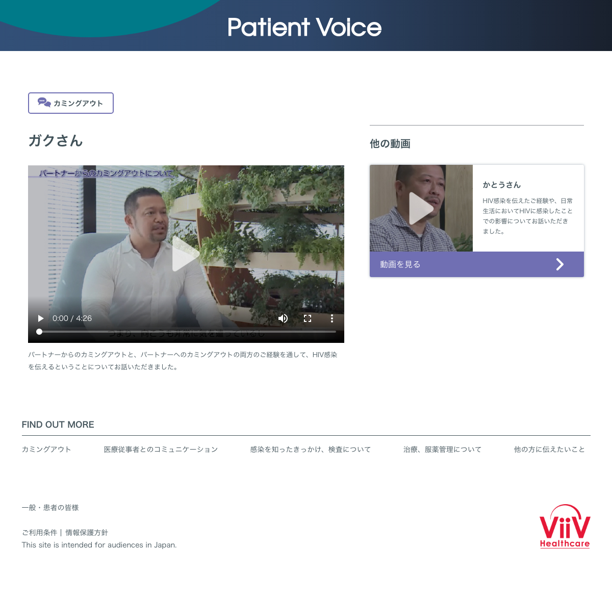 ViiV Patient Voice